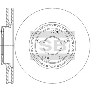 SANGSIN SD2080 Диск тормозной