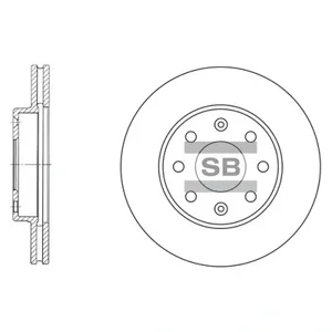 SANGSIN SD3001 Диск торм.перед. Opel Astra Ascona Kadett 1.4-1.7D 82>