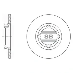 SANGSIN SD3002 Диск тормозной
