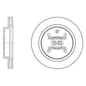 SANGSIN SD3009 Диск тормозной Chevrolet Lacetti Epica Rezzo передний вент.