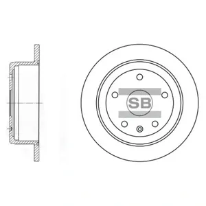SANGSIN SD3022 Диск тормозной
