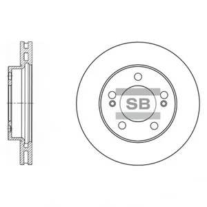 SANGSIN SD3024 Диск тормозной SsangYong Actyon 06- Kyron 05- Rexton 02- передний вент.D 294мм.