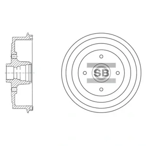 SANGSIN SD3036 Барабан тормозной