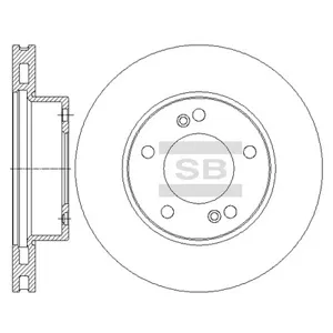 SANGSIN SD3041 Диск тормозной