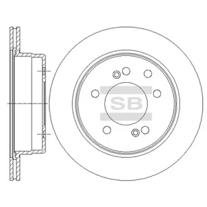 SANGSIN SD3043 Диск тормозной