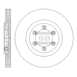 SANGSIN SD3051 Диск тормозной