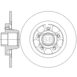 SANGSIN SD3063 Диск тормозной