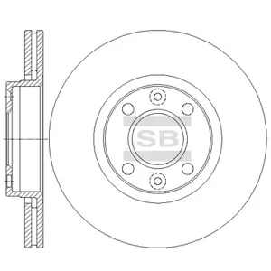 SANGSIN SD3069 Диск тормозной