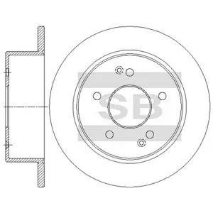 SANGSIN SD3085 Диск тормозной