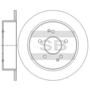 SANGSIN SD3086 Диск тормозной