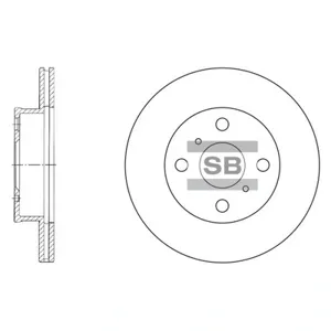 SANGSIN SD4009 Тормозной диск
