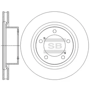 SANGSIN SD4062 Диск торм.перед. Toyota Land Cruiser 2.4-4.5 all <97