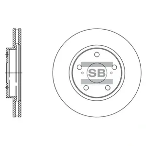 SANGSIN SD4093 Диск тормозной Toyota RAV4 06-