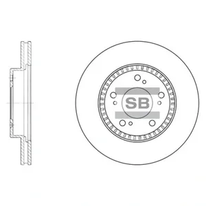 SANGSIN SD4101 Диск торм.перед. Honda CR-V I (RD) 95-02
