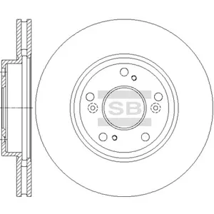 SANGSIN SD4124 Тормозной диск