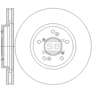 SANGSIN SD4126 Диск тормозной