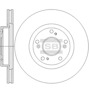 SANGSIN SD4135 Тормозной диск
