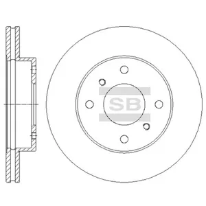 SANGSIN SD4225 Диск тормозной