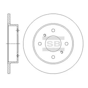 SANGSIN SD4236 Диск тормозной