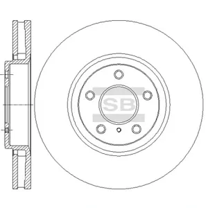 SANGSIN SD4247 Диск тормозной