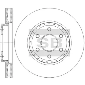 SANGSIN SD4276 Диск тормозной