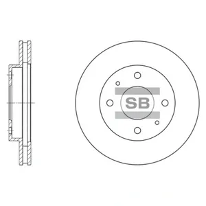 SANGSIN SD4302 Диск торм.перед. Mitsubishi Galant Carisma 1.61.82.0TDi 92-06