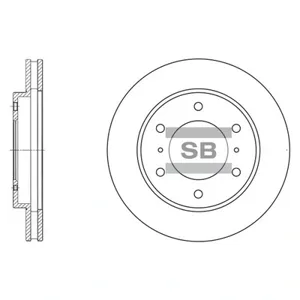 SANGSIN SD4306 Диск торм.перед. Mitsubishi Pajero 2.5TDi3.2Di-D3.5GDi 00>