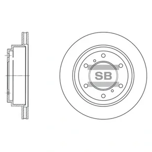 SANGSIN SD4307 Диск тормозной