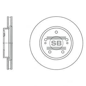 SANGSIN SD4308 Диск торм.перед. Mitsubishi Pajero Pinin 1.81.8GDi2.0GDi 99>