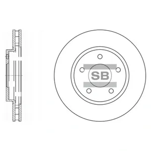 SANGSIN SD4315 Диск торм.перед. Mitsubishi Lancer 1.51.82.0 Di-D 08>