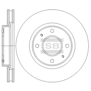 SANGSIN SD4337 Диск тормозной