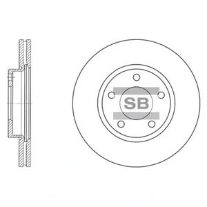 SANGSIN SD4401 Диск торм.перед. Mazda 35 1.41.6TD2.0CD 03>
