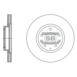SANGSIN SD4417 Диск тормозной