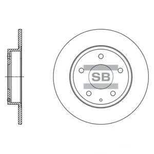 SANGSIN SD4422 Диск тормозной
