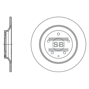 SANGSIN SD4425 Диск тормозной