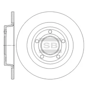 SANGSIN SD4427 Диск тормозной
