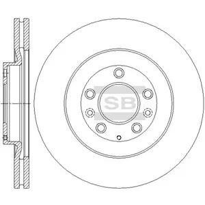 SANGSIN SD4447 Диск тормозной