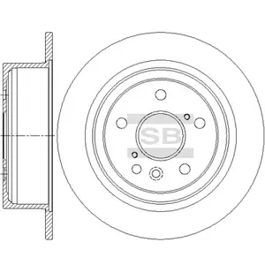 SANGSIN SD4647 Диск тормозной