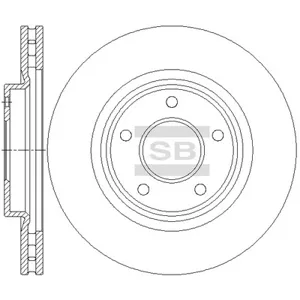 SANGSIN SD4709 Диск тормозной