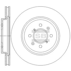 SANGSIN SD4816 Диск тормозной