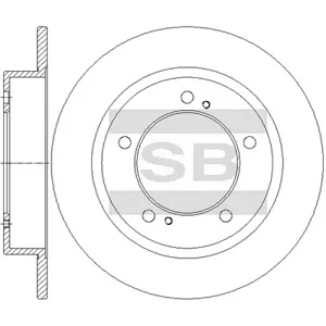 SANGSIN SD4818 Тормозной диск