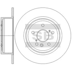 SANGSIN SD4910 Тормозной диск