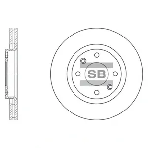 SANGSIN SD5001 Диск торм.перед. Citroen C3Xsara, Peugeot 206 Partner 1.1-2.0HDi 96>