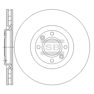 SANGSIN SD5005 Диск тормозной