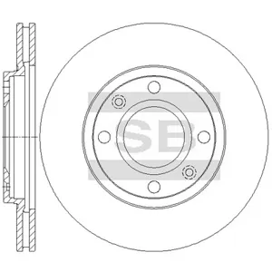 SANGSIN SD5010 Тормозной диск