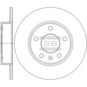 SANGSIN SD5113 Диск тормозной