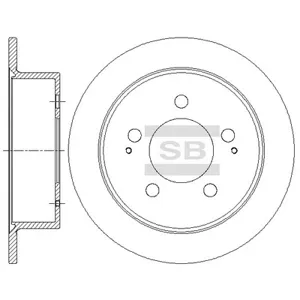 SANGSIN SD5201 Диск тормозной