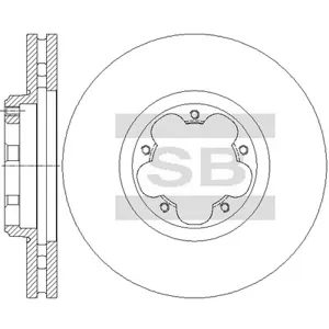 SANGSIN SD5353 Диск тормозной (1763885)