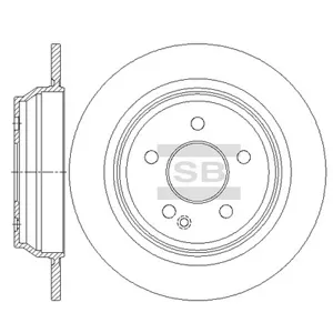 SANGSIN SD5440 Диск торм.задний MB W639 Vito 3.03.22.2CDi 03>