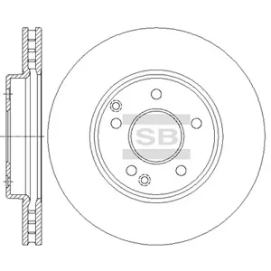 SANGSIN SD5501 Диск торм.перед. MB W202W203W210 2.0-3.0D 95>